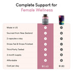 Optimal Carnivore 180 count female organ complex capsules