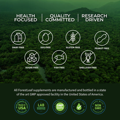USA imported ForestLeaf grass fed beef organ complex dietary capsules for optimal health.