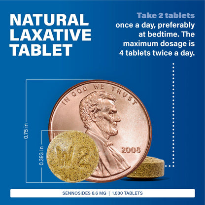 Back label of Major Senna tablets showing drug facts