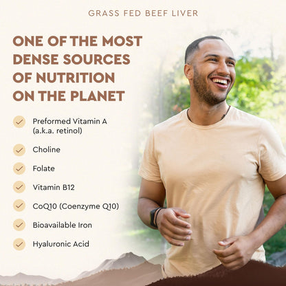 Ancestral Supplements freeze dried beef liver capsules pure formulation capsule close up