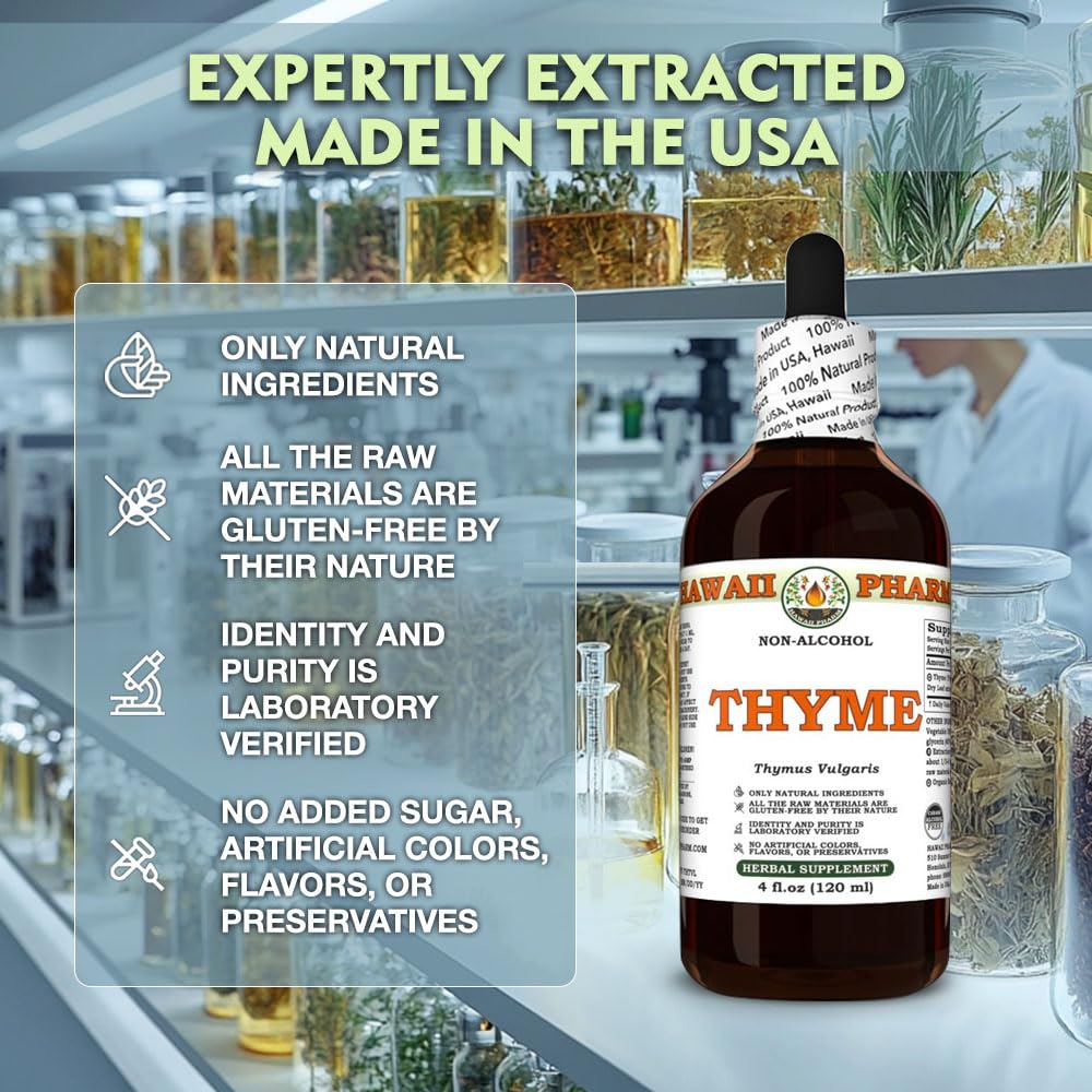 Two fluid ounce herbal glycerite bottle showing dosage instructions