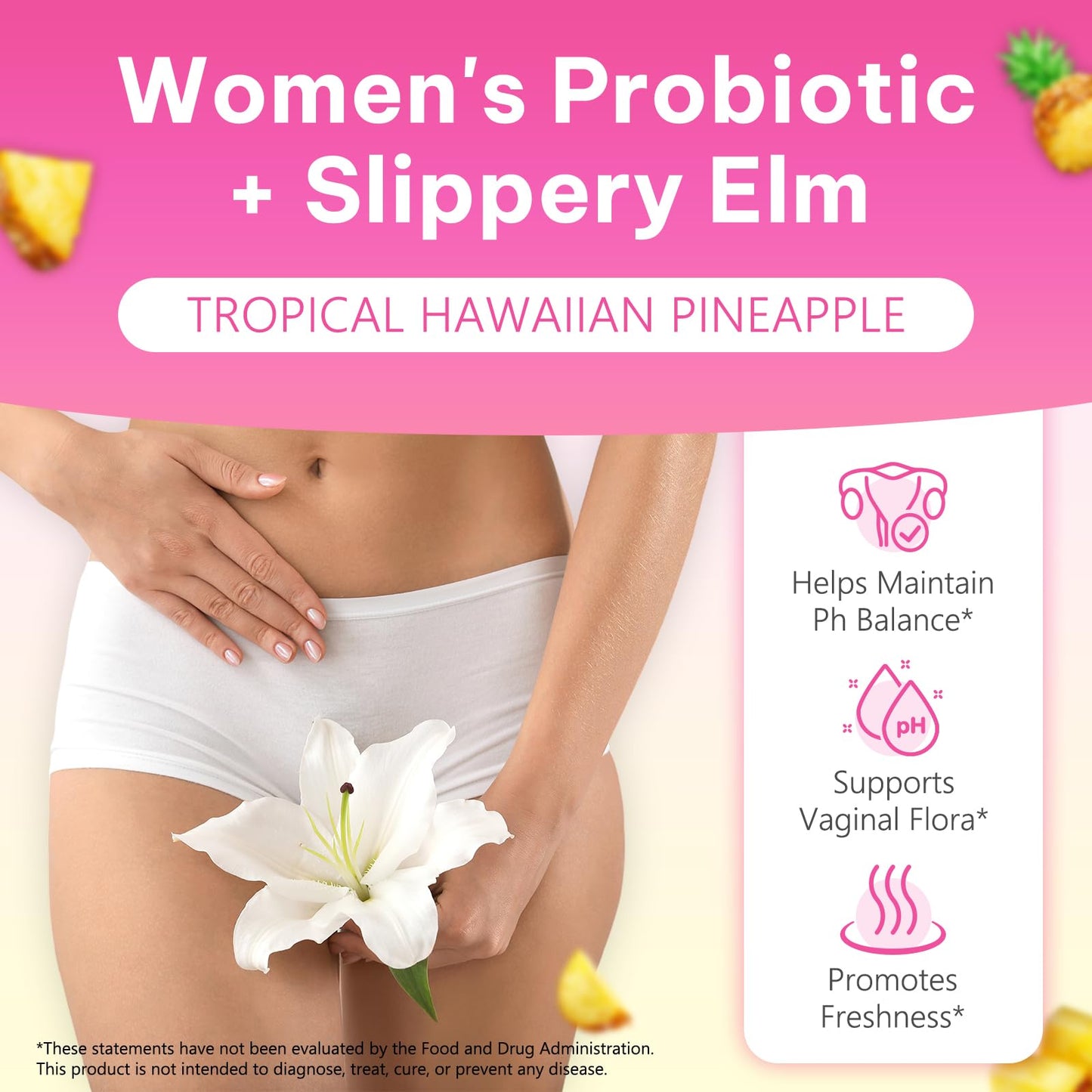 BnHUlMXw womens vaginal health supplement pink bottle standing on a clean background