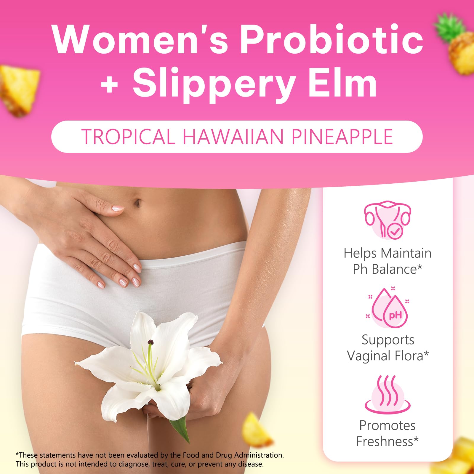 BnHUlMXw womens vaginal health supplement pink bottle standing on a clean background