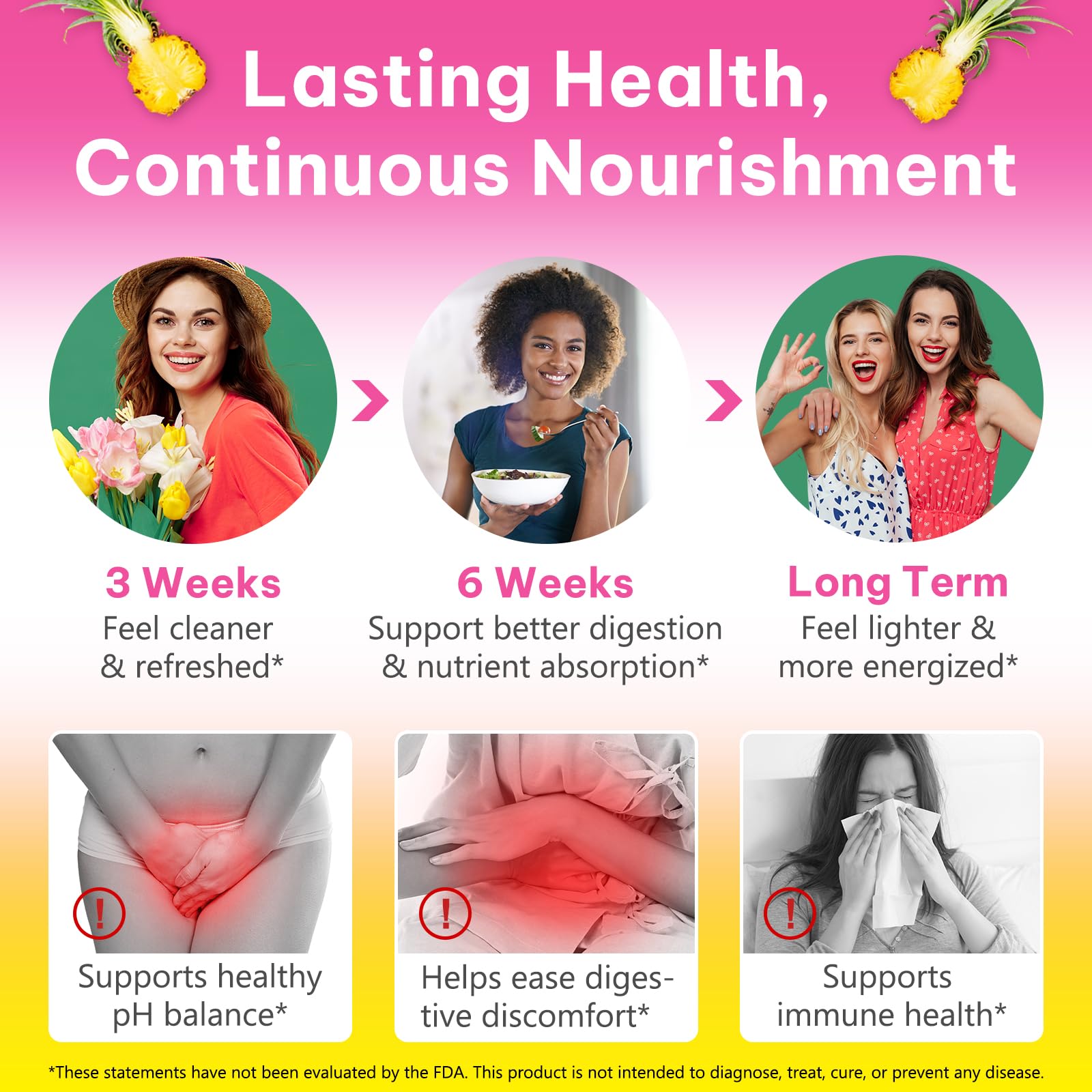 BnHUlMXw intimate health gummies showing natural vegan and non GMO product seals