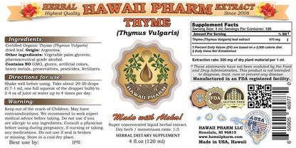 Concentrated herbal tincture supplement bottles by Hawaii Pharm for respiratory health