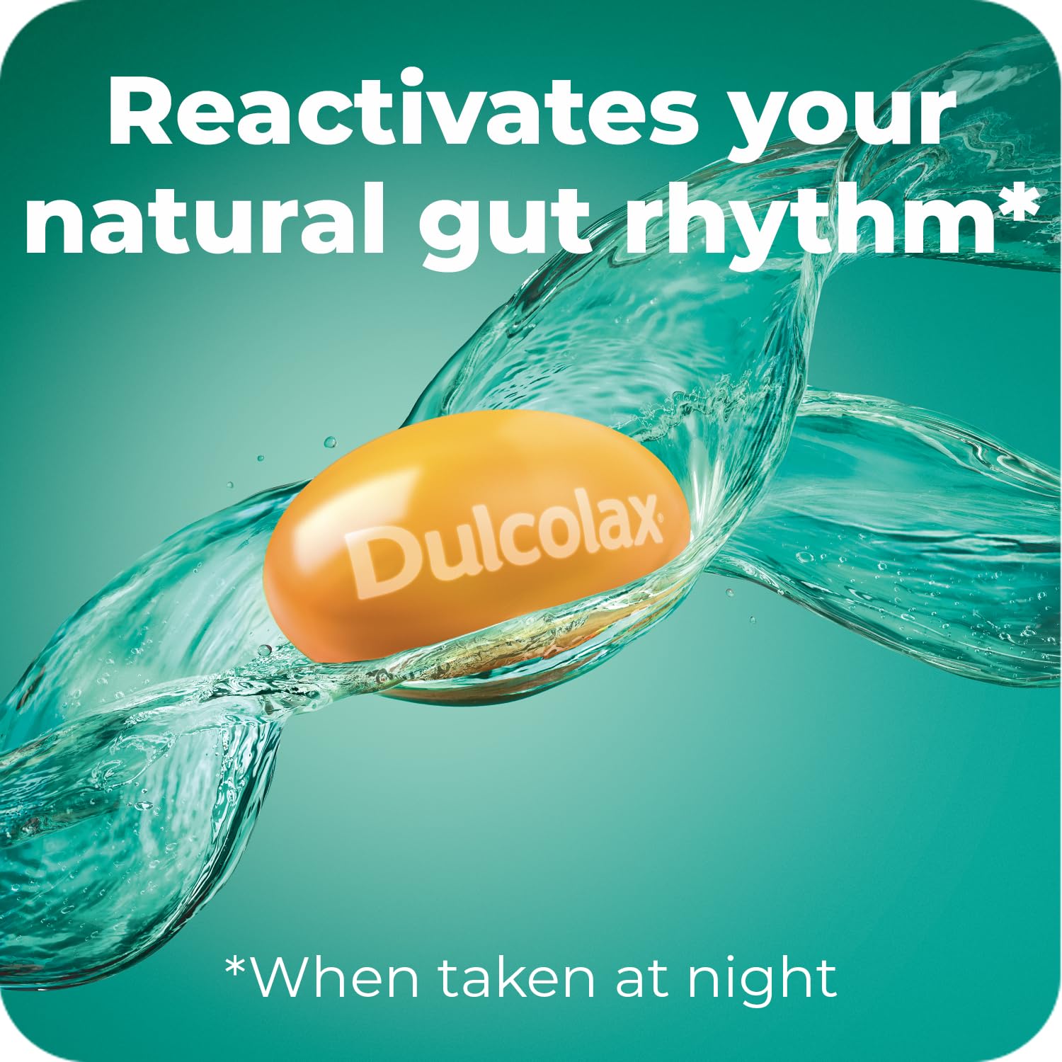 Back of Dulcolax box showing ingredients and usage directions