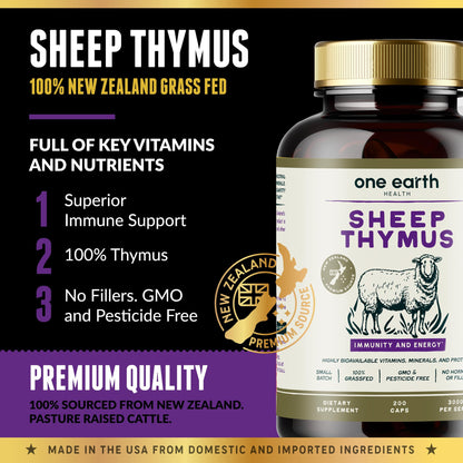 Side view of One Earth Health supplement showcasing the GMO free and hormone free product certifications.