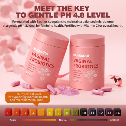 Authentic Bakakoul women health supplement bottle for natural odor control
