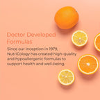 NutriCology immune system support capsules showing directions and dosage instructions