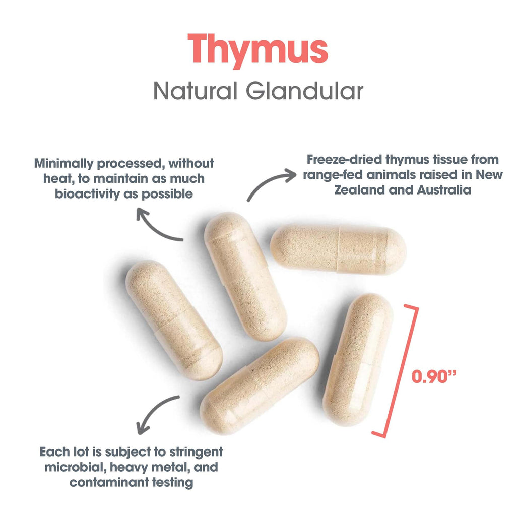 Hypoallergenic immune defense supplement side label highlighting range fed animal sourcing