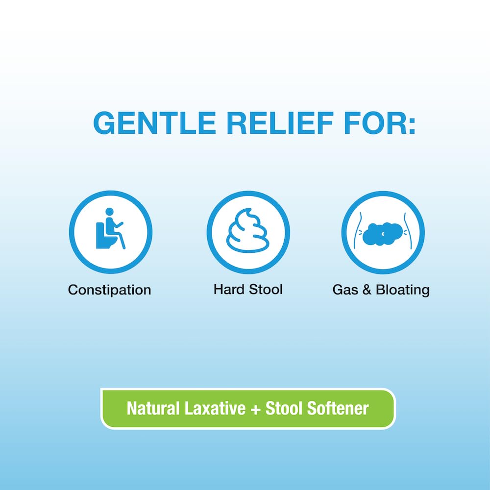 Puregen Labs stool softener and laxative supplement bottle