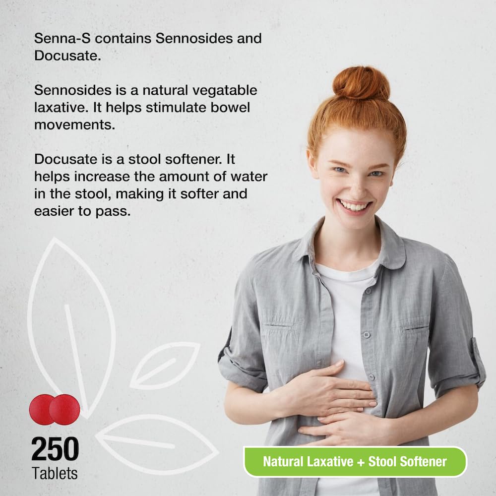 Authentic Puregen Labs Senna-S 250 tablets packaging
