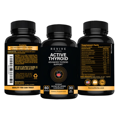 Revive Herbs Thyroid Support authentic USA imported dietary supplement