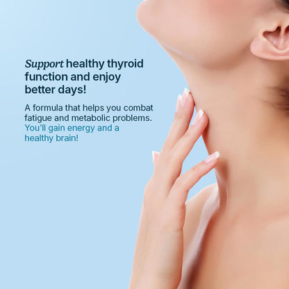 Thyroid support dietary supplement with iodine and selenium ingredients