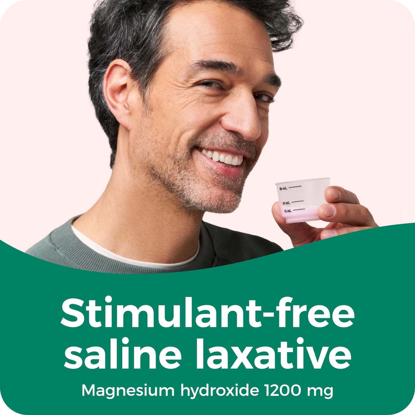 Dulcolax stimulant-free liquid laxative bottle with safety seal