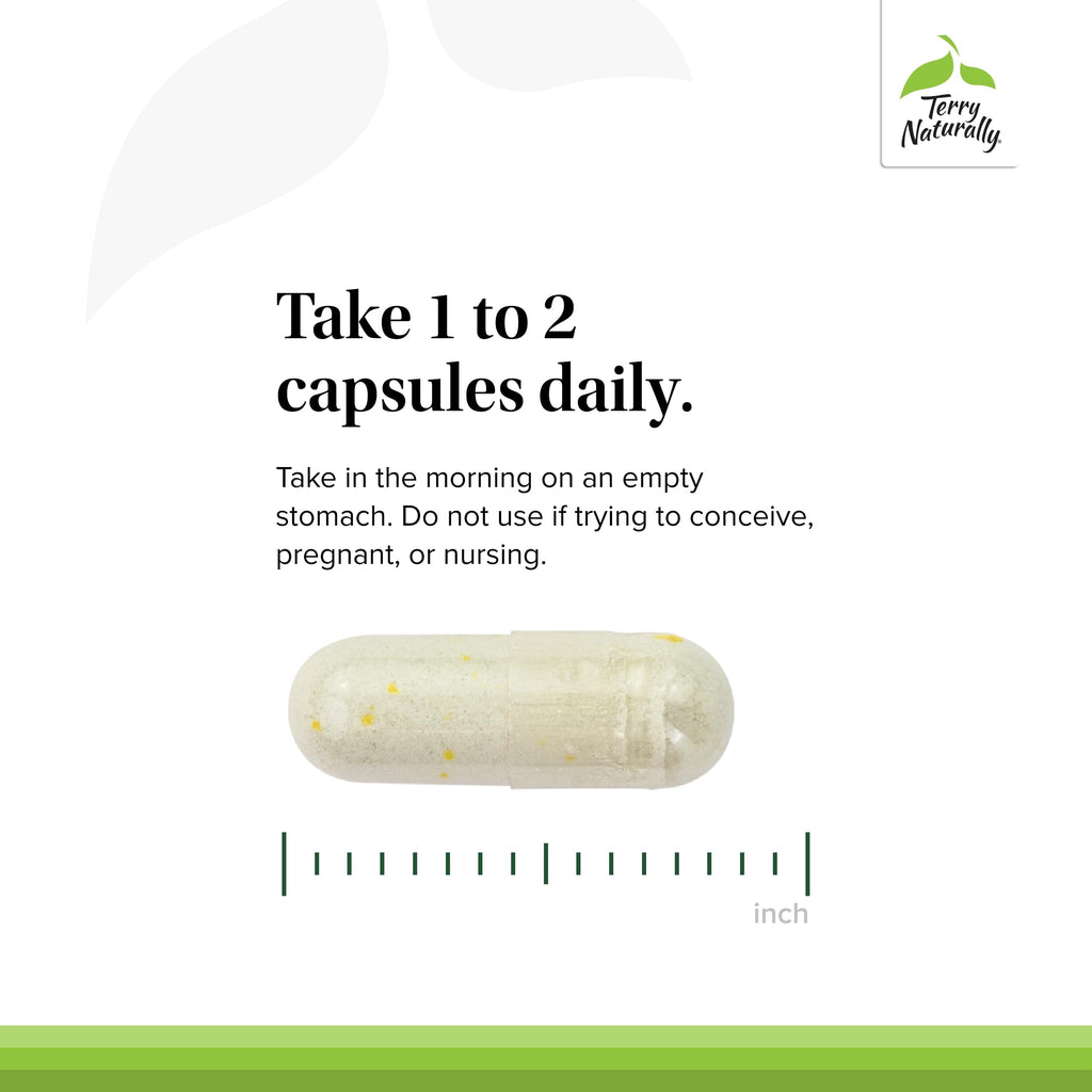Terry Naturally Thyroid Care packaging side angle