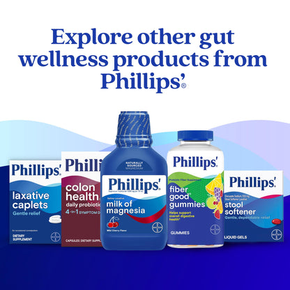 Back of Phillips' Laxative bottle with ingredient list