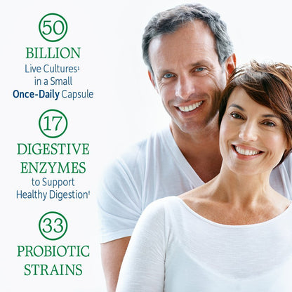 Garden of Life raw probiotics shelf stable colon care product box front details