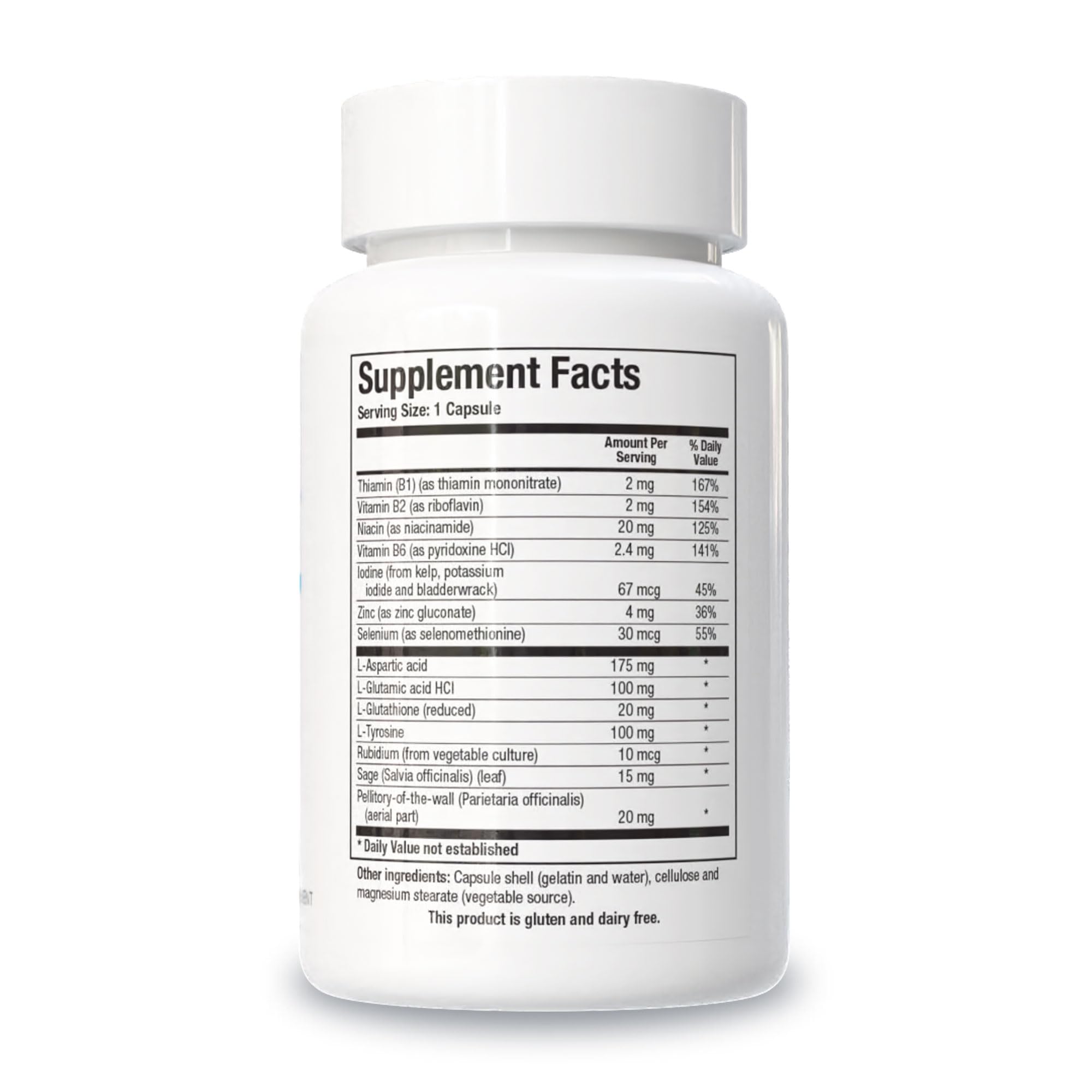 Biotics Research Meda Stim 100 capsules supplement facts panel