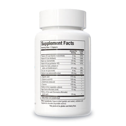 Biotics Research Meda Stim 100 capsules supplement facts panel