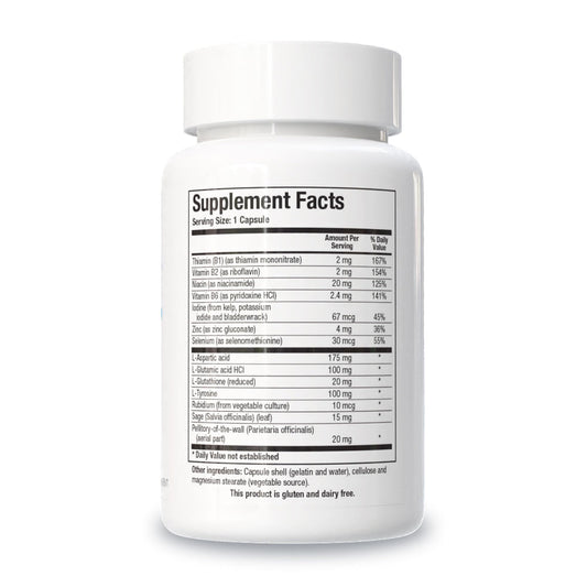 Biotics Research Meda Stim 100 capsules supplement facts panel