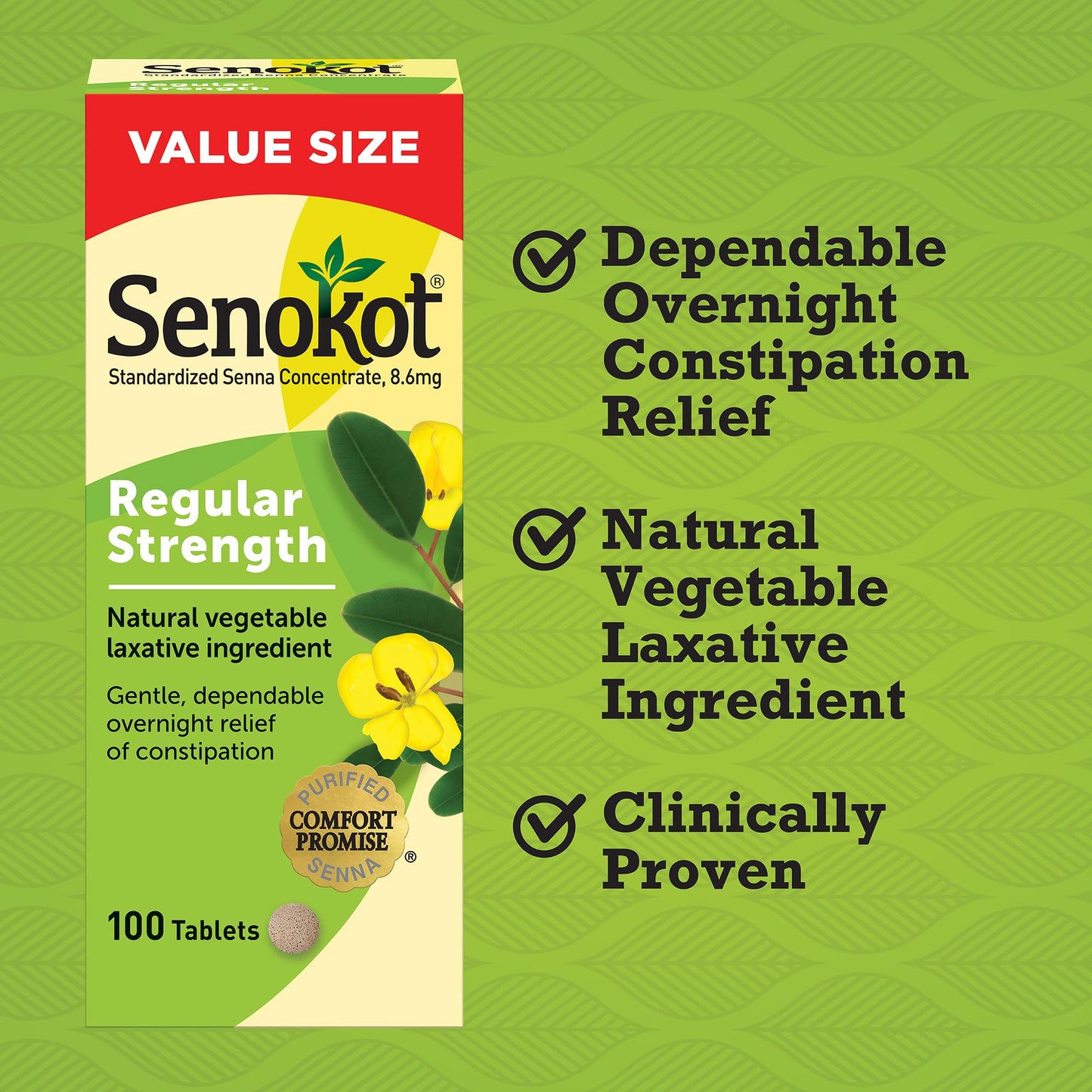 Senokot regular strength senna laxative drug facts label