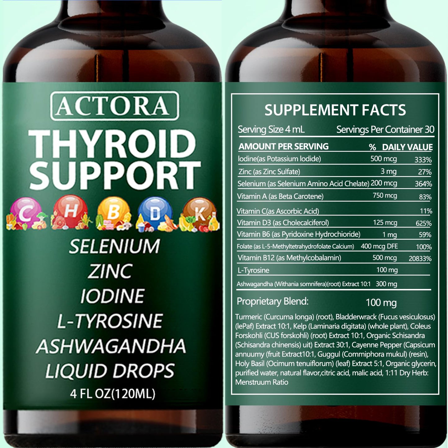 HABOHUSE Savari liquid iodine and selenium drops for daily wellness.
