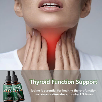 Savari Actora thyroid wellness drops with L-Tyrosine and vitamins.