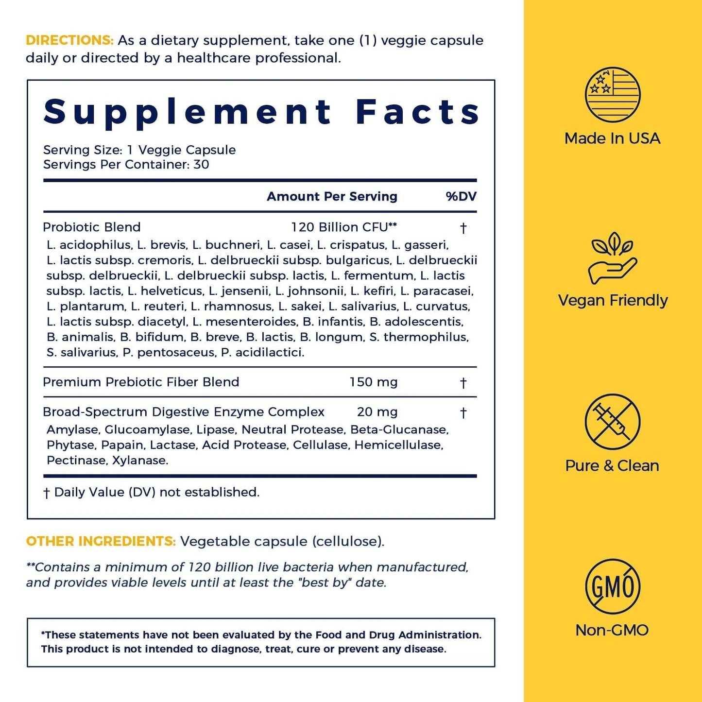 NewRhythm immune and digestive health probiotic packaging illustrating stomach acid protection benefits