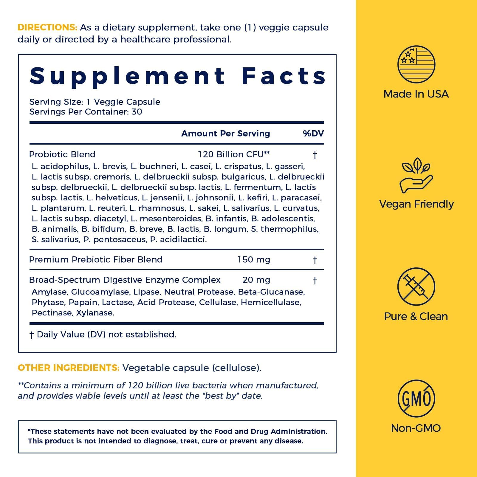 NewRhythm immune and digestive health probiotic packaging illustrating stomach acid protection benefits