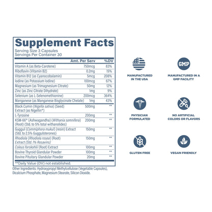 Revive MD wellness bottle highlighting the chelated trace minerals matrix including zinc and selenium for antioxidant defense.