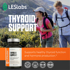 Authentic USA imported LES Labs Thyroid Support capsules for focus and vitality.