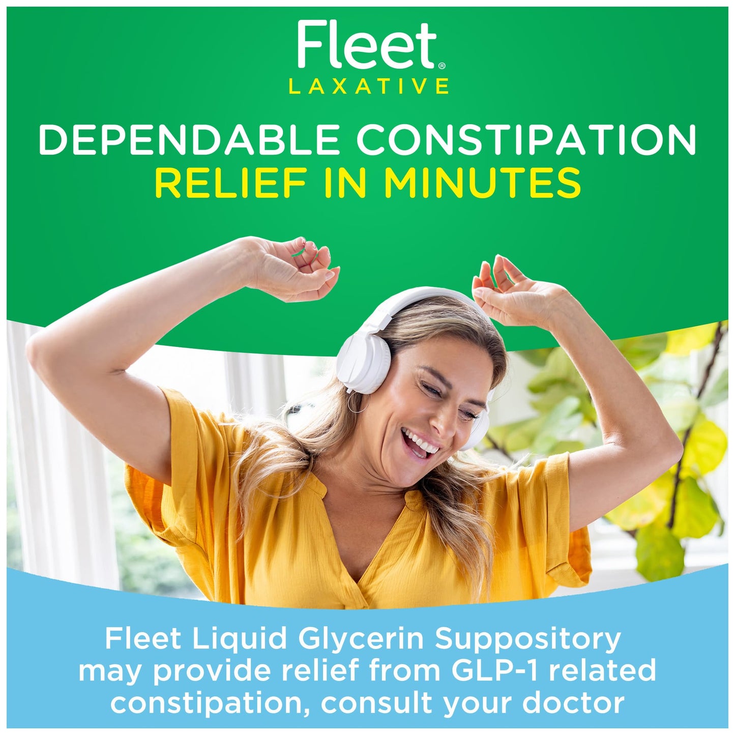 Fleet Liquid Glycerin Suppositories 4 bottle pack detail