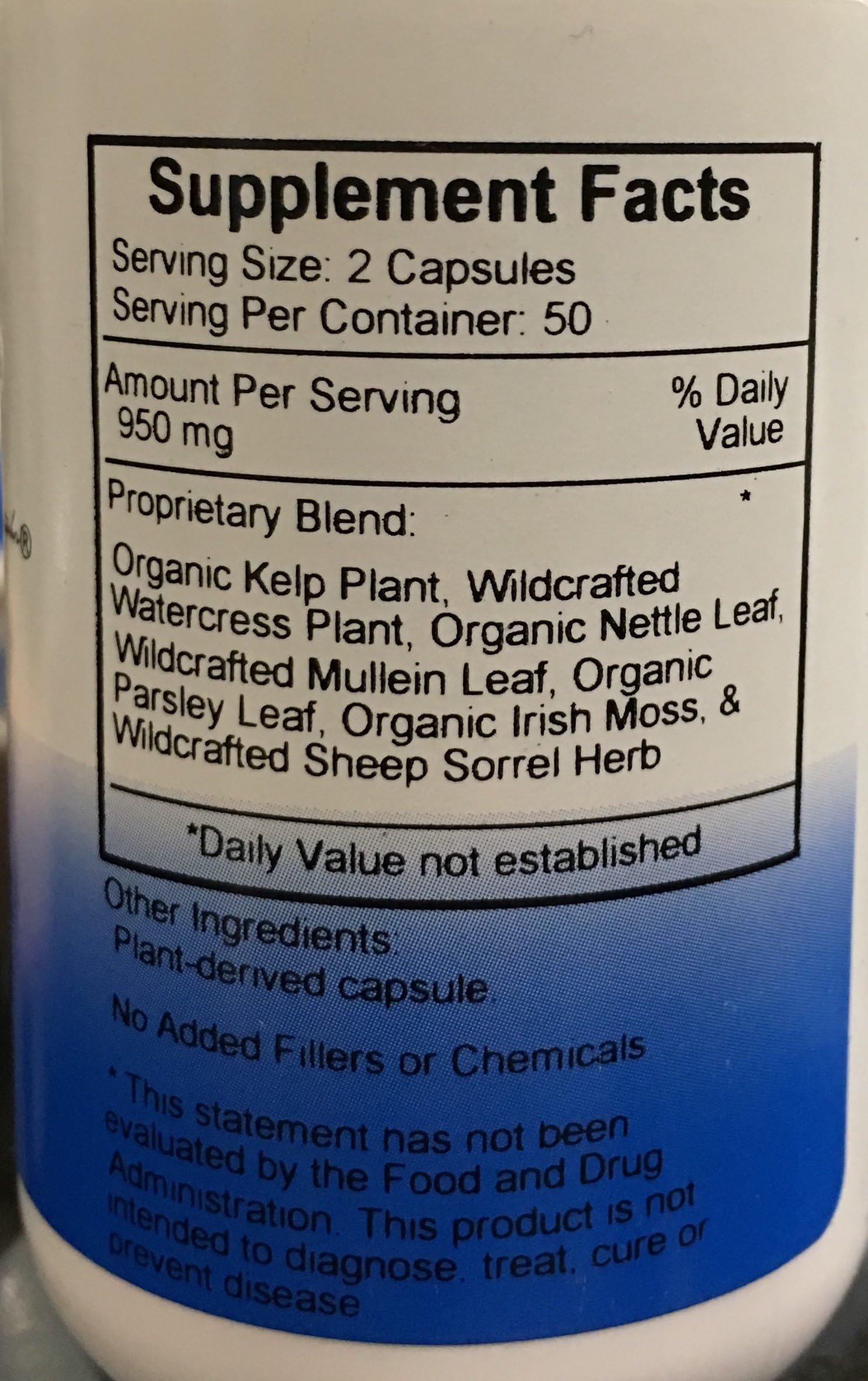 Christopher's Original Formulas Thyroid Maintenance vegetarian capsules bottle on white background