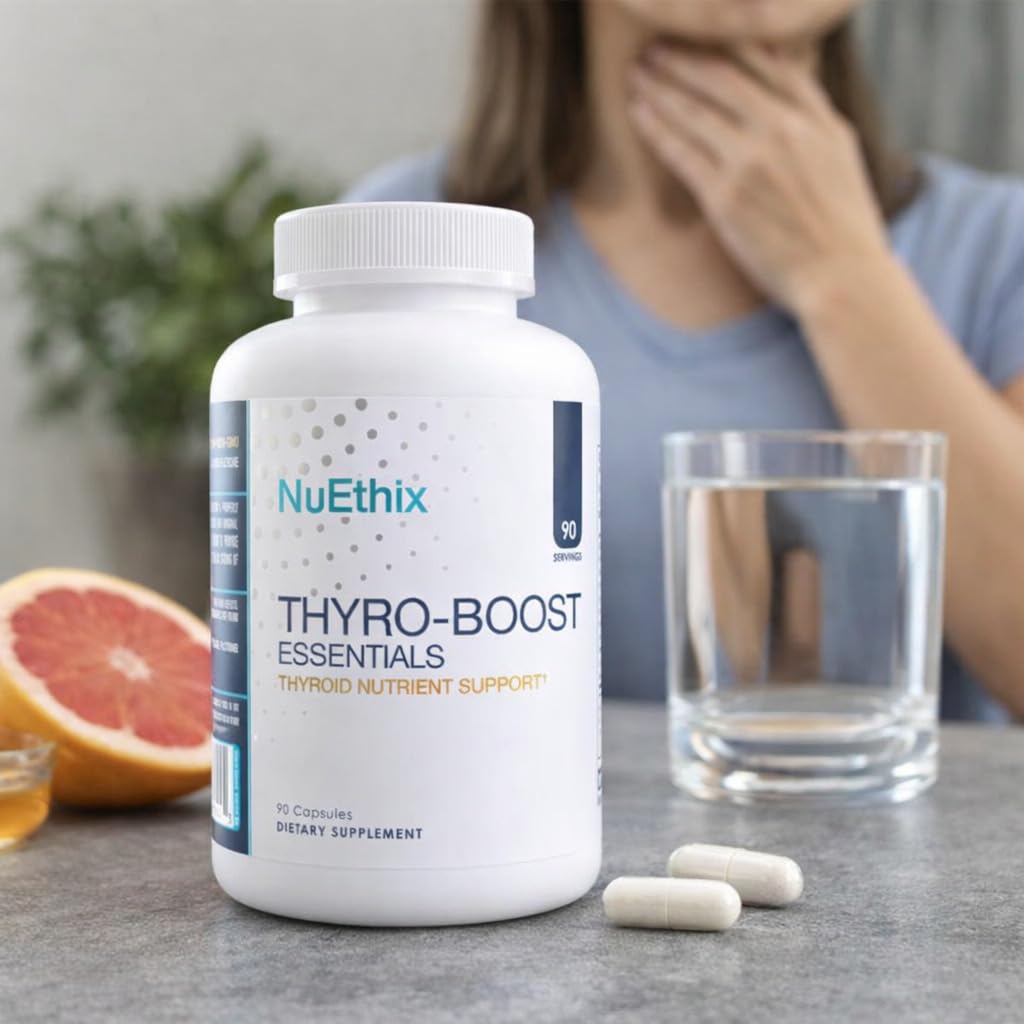 Gluten free and non GMO clean thyroid support capsules from United States imported brands