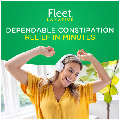 Side view of Fleet Laxative Glycerin Suppositories jar with aloe vera label