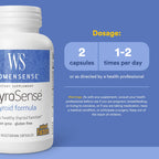 Natural Factors thyroid support supplement capsule ingredients view