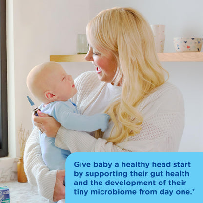 Mommy's Bliss probiotics box showing 400IU vitamin D content