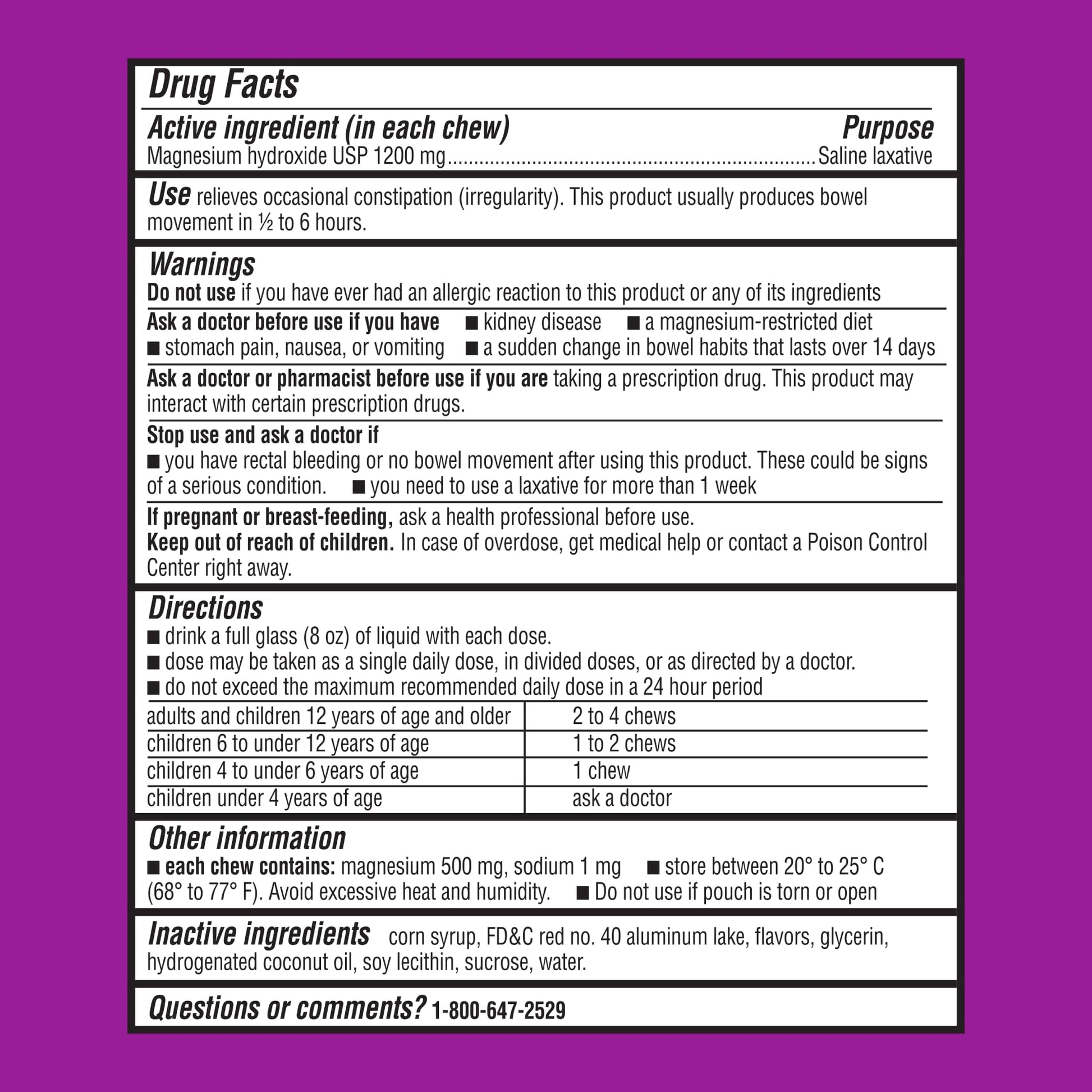 MiraFAST soft chews packaging with flavor graphics