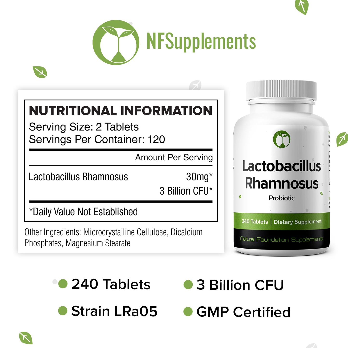 Natural Foundation Supplements premium gut health formula imported directly from the USA.