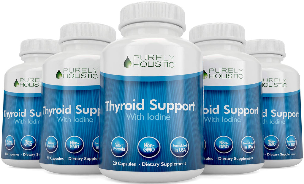 Purely Holistic two month supply thyroid complex with vitamin B12 and selenium