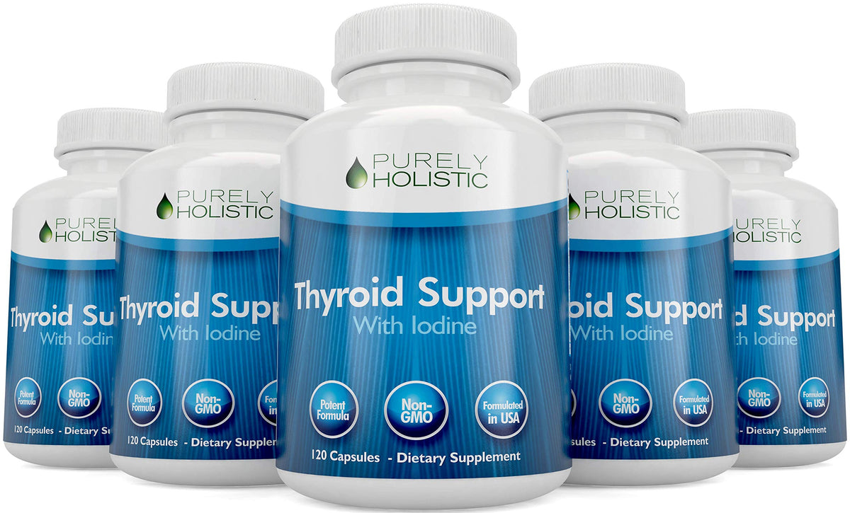 Purely Holistic two month supply thyroid complex with vitamin B12 and selenium