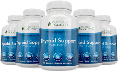 Purely Holistic two month supply thyroid complex with vitamin B12 and selenium