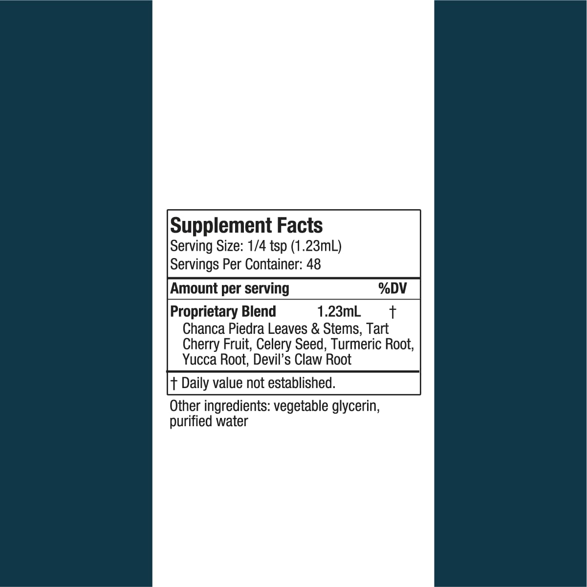 Rejuvica Health Uricel liquid formula bottle for joint discomfort relief