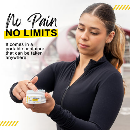 Instructions on how to apply TIDL Cryotherapy Pain Relief Cream