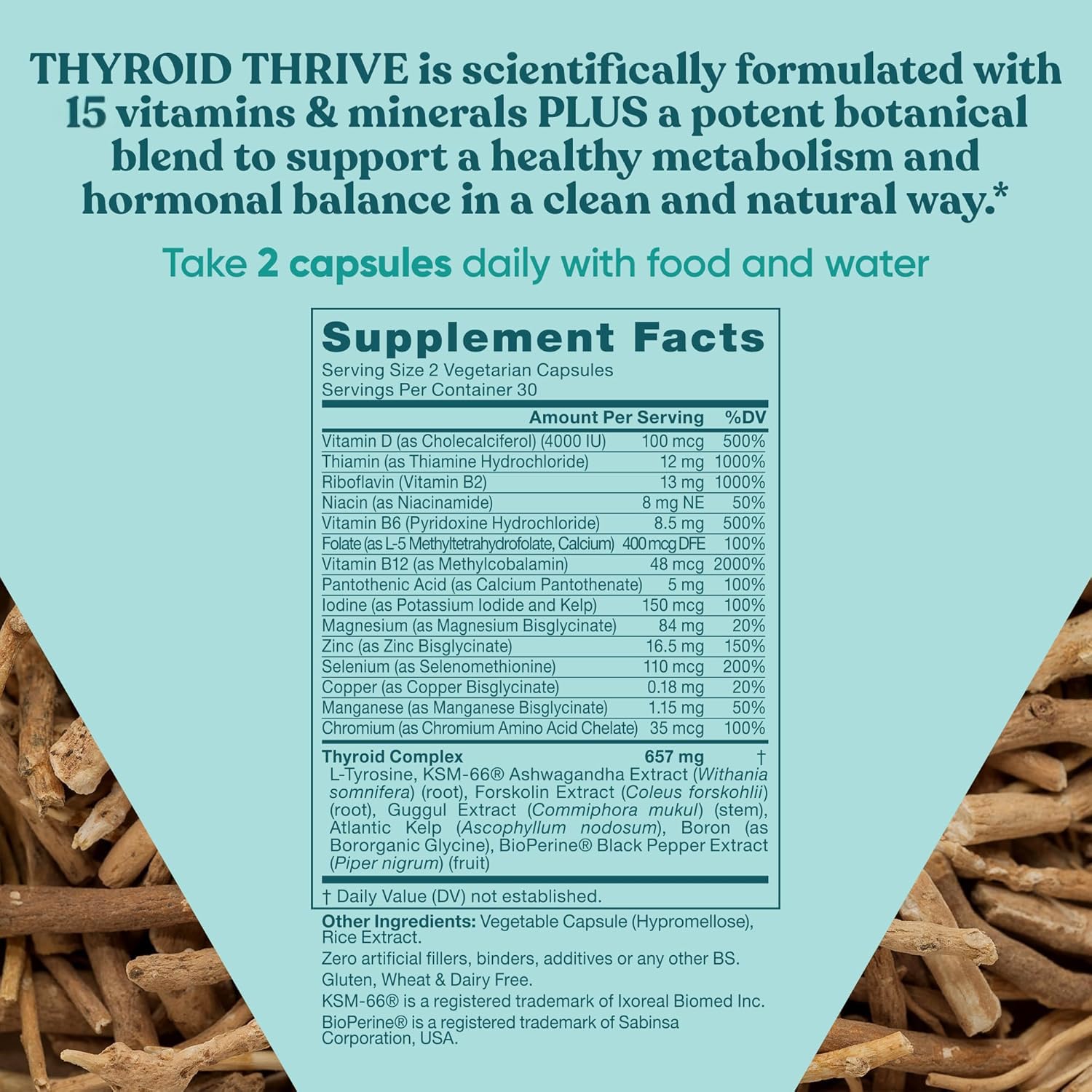 Eu Natural Thrive containing KSM-66 Ashwagandha for stress management