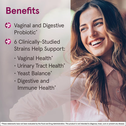 Jarrow Formulas women's vaginal and digestive probiotic capsule close up visual.