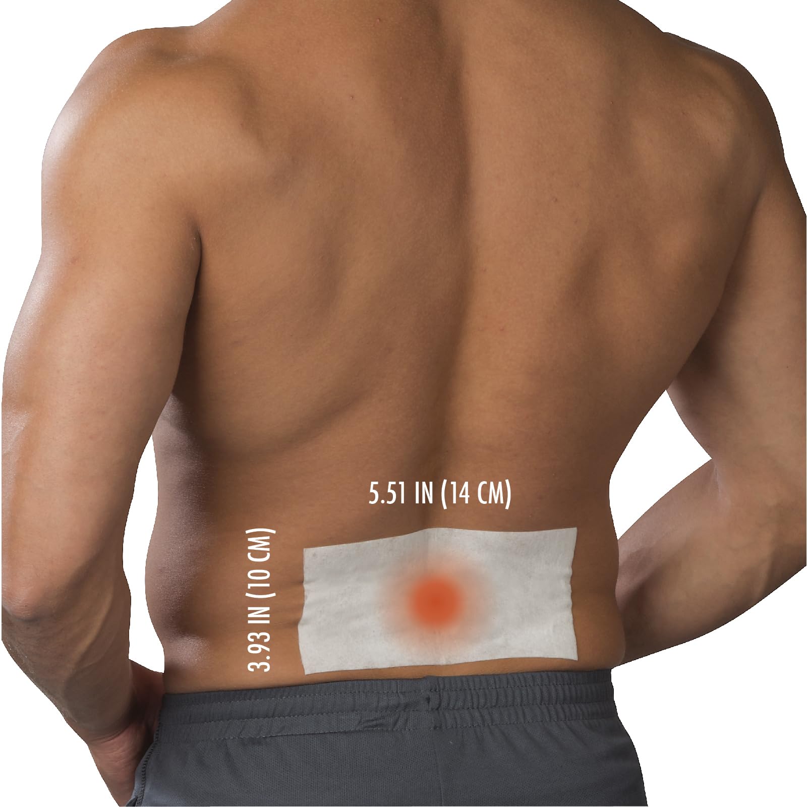 Flexible TheraCare pain relief patch for back and joints