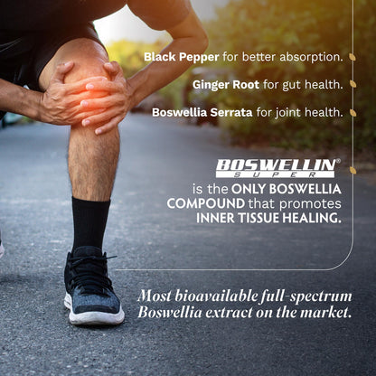 Tribe Organics Boswellia Complex vegetarian capsules close up