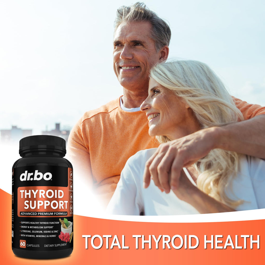 Dr. Bo thyroid supplement capsules close up